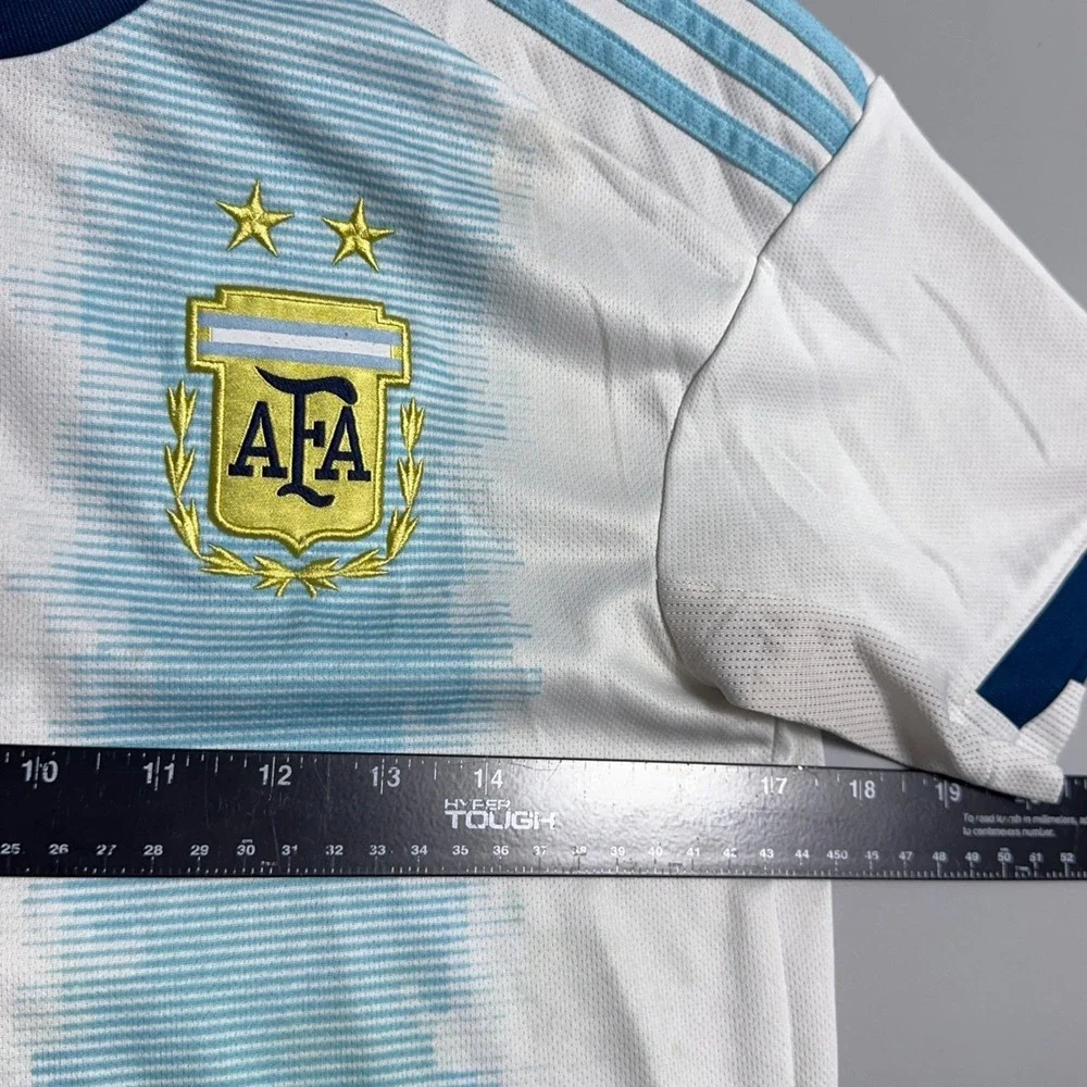 Adidas Argentina Soccer Jersey Mens Size XS Home 2019 DN6716 White